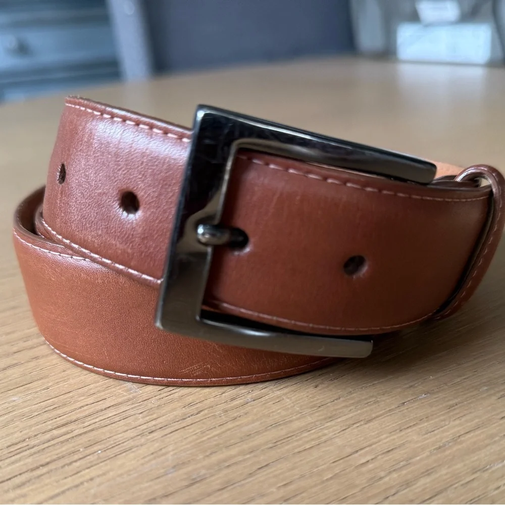 W. KLEINBERG Smooth Leather 1.5” Belt Size 40